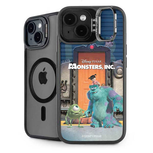 Disney Monsters Inc. Movie Poster iPhone 15 Plus Kickstand Case