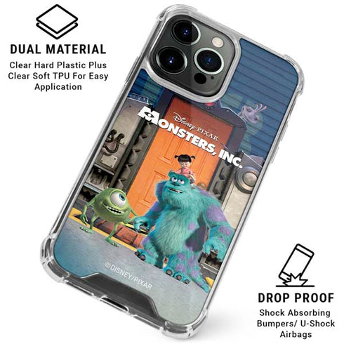 Disney Monsters Inc. Movie Poster iPhone 16 Pro Clear Case