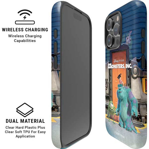 Disney Monsters Inc. Movie Poster iPhone 16 Pro Magsafe Impact Case