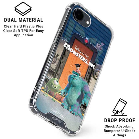 Disney Monsters Inc. Movie Poster iPhone 16e Clear Case