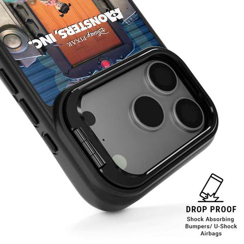 Disney Monsters Inc. Movie Poster iPhone 17 Pro Max Kickstand Case