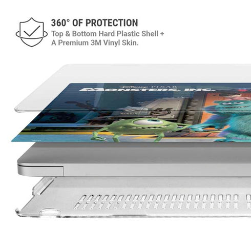 Disney Monsters Inc. Movie Poster MacBook Pro 14in (2021-24) Case plus Skin