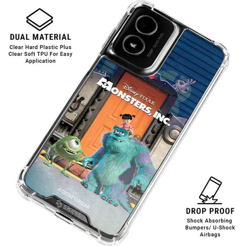 Disney Monsters Inc. Movie Poster Moto G Power 5G (2024) Clear Case