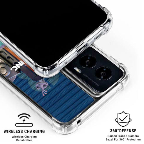 Disney Monsters Inc. Movie Poster Moto G Power 5G (2024) Clear Case
