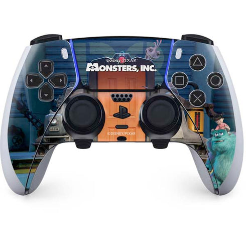 Disney Monsters Inc. Movie Poster PS5 DualSense Edge Pro Controller Skin
