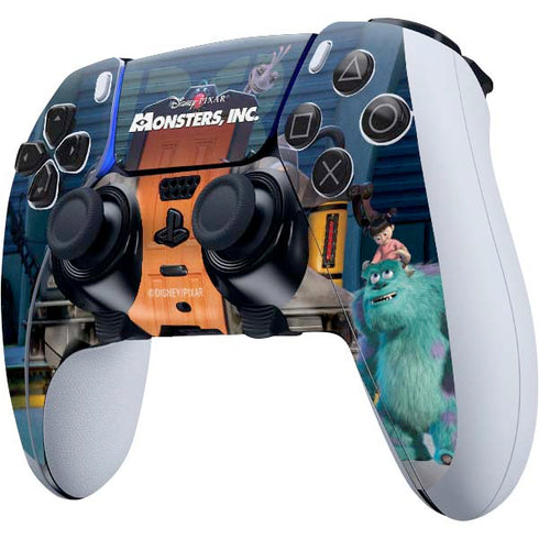 Disney Monsters Inc. Movie Poster PS5 DualSense Edge Pro Controller Skin
