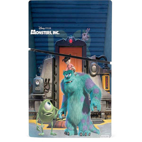 Disney Monsters Inc. Movie Poster PS5 Slim Digital Edition Console Skin