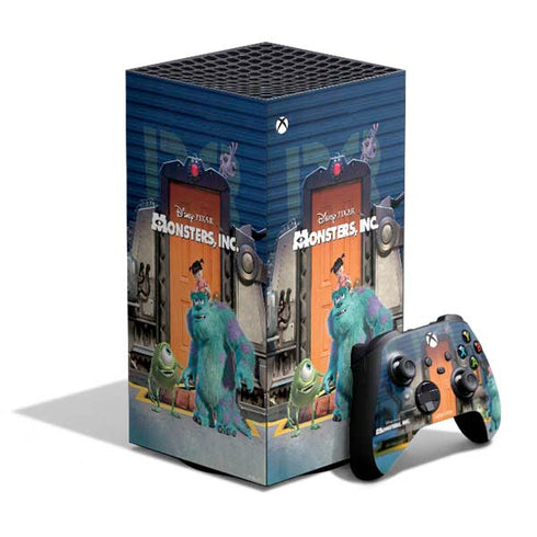 Disney Monsters Inc. Movie Poster XBox Series X Digital Edition Bundle Skin