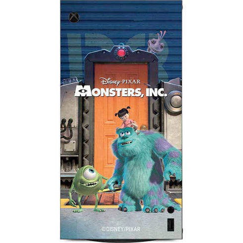 Disney Monsters Inc. Movie Poster XBox Series X Digital Edition Console Skin