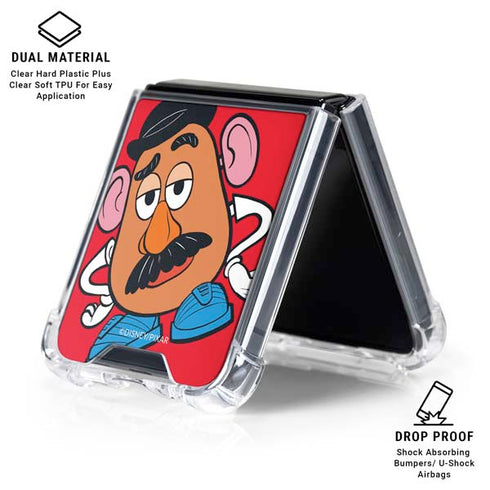 Disney Toy Story Mr Potato Head Galaxy Z Flip6 Clear Case