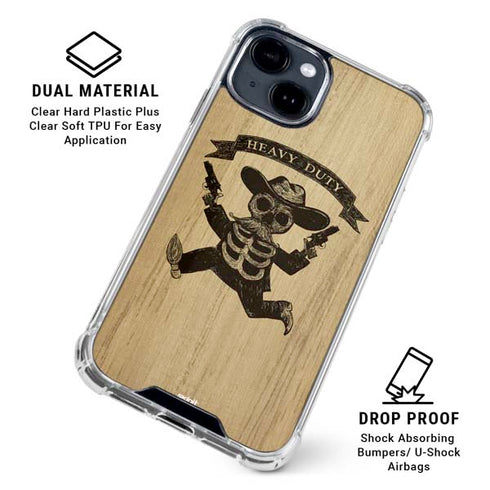 Mr. Heavy Duty iPhone 15 Clear Case