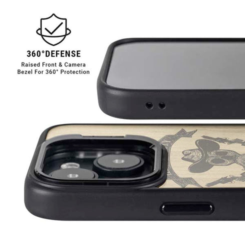 Mr. Heavy Duty iPhone 15 Kickstand Case