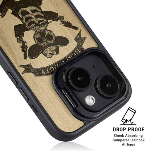 Mr. Heavy Duty iPhone 15 Kickstand Case