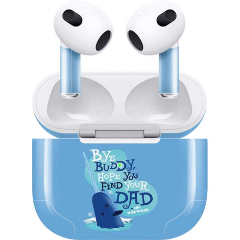 Elf Mr. Narwhal Farewell Apple AirPods (3rd Gen 2021) Skin
