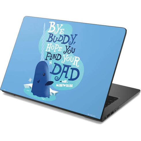 Elf Mr. Narwhal Farewell Dell Chromebook Skin