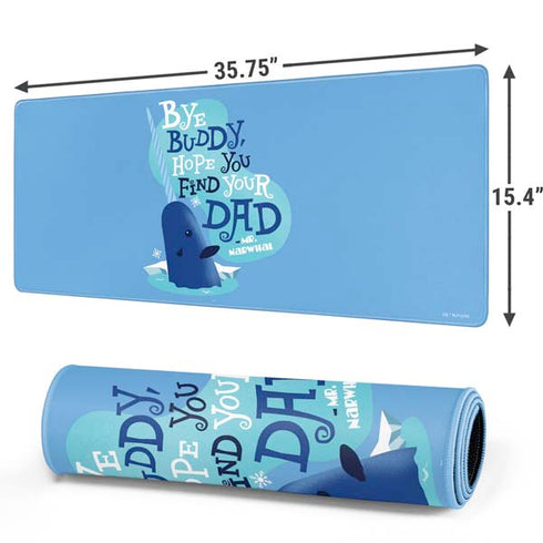 Elf Mr. Narwhal Farewell Gaming Mouse Pad