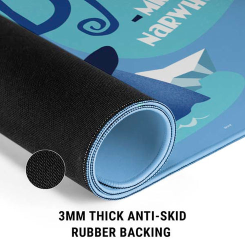 Elf Mr. Narwhal Farewell Gaming Mouse Pad