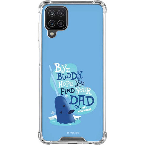 Elf Mr. Narwhal Farewell Galaxy A12 Clear Case