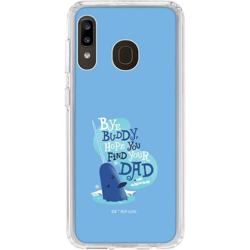 Elf Mr. Narwhal Farewell Galaxy A20 Clear Case