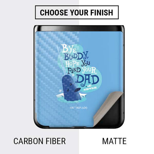 Elf Mr. Narwhal Farewell Galaxy Z Flip Skin