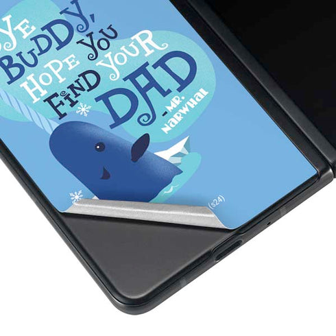 Elf Mr. Narwhal Farewell Galaxy Z Fold3 5G Skin