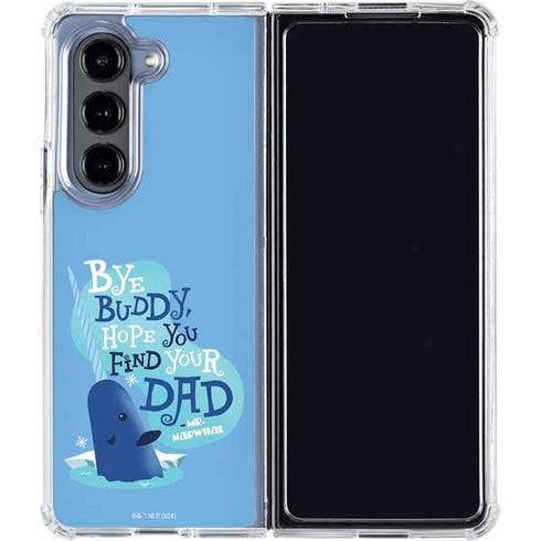 Elf Mr. Narwhal Farewell Galaxy Z Fold5 5G Clear Case