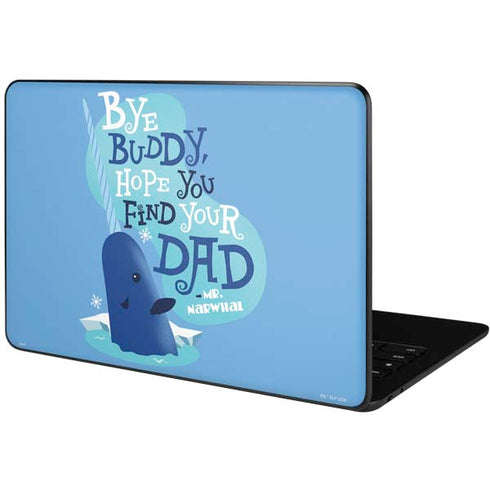 Elf Mr. Narwhal Farewell Google Pixelbook Go Skin