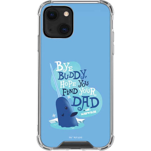 Elf Mr. Narwhal Farewell iPhone 13 Mini Clear Case