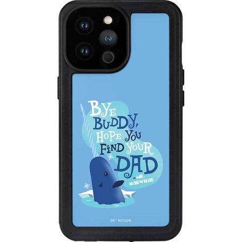 Elf Mr. Narwhal Farewell iPhone 14 Pro Max Waterproof Case