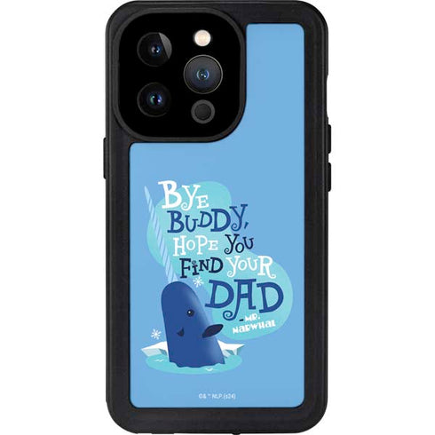 Elf Mr. Narwhal Farewell iPhone 14 Pro Waterproof Case