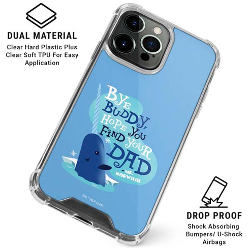 Elf Mr. Narwhal Farewell iPhone 15 Pro Clear Case