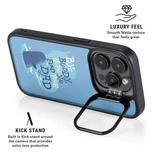 Elf Mr. Narwhal Farewell iPhone 15 Pro Max Kickstand Case
