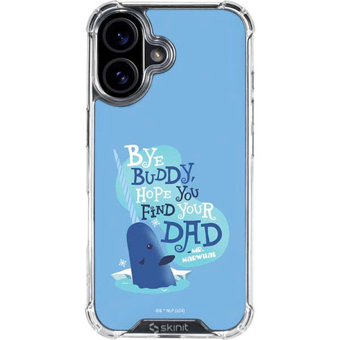 Elf Mr. Narwhal Farewell iPhone 16 Clear Case