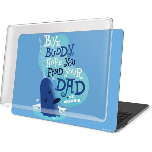 Elf Mr. Narwhal Farewell MacBook Pro 15in (2016-19) Case plus Skin