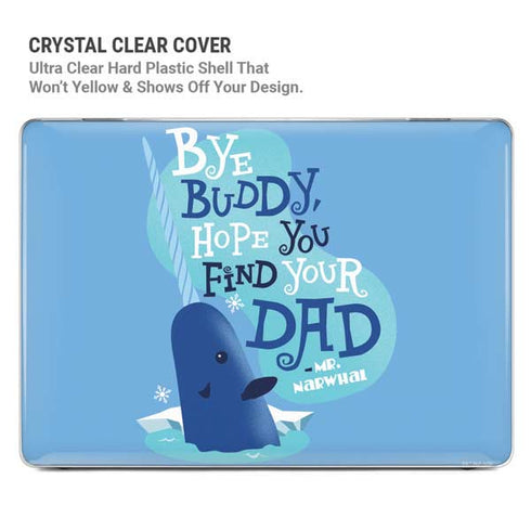 Elf Mr. Narwhal Farewell MacBook Pro 16in (2019-20) Case plus Skin