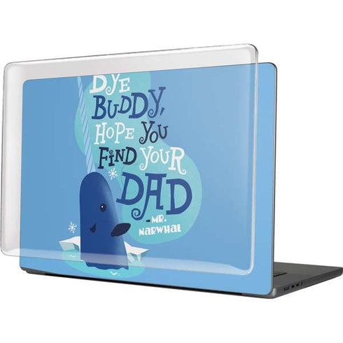 Elf Mr. Narwhal Farewell MacBook Pro 16in (2021-25) Case plus Skin