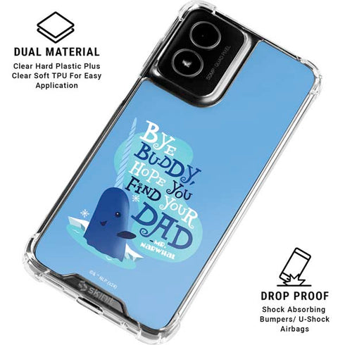 Elf Mr. Narwhal Farewell Moto G Power 5G (2024) Clear Case