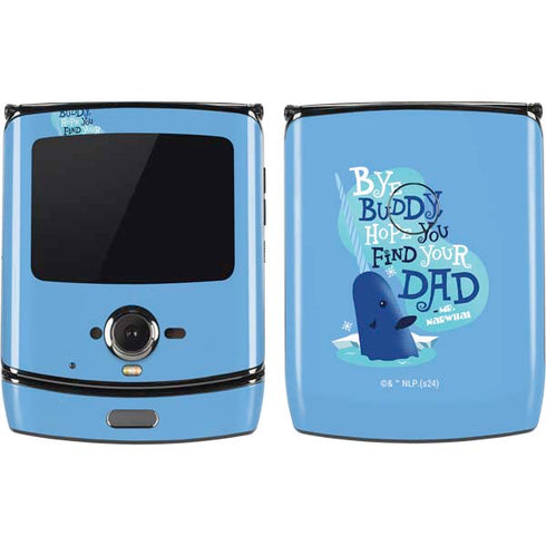 Elf Mr. Narwhal Farewell Motorola RAZR Skin
