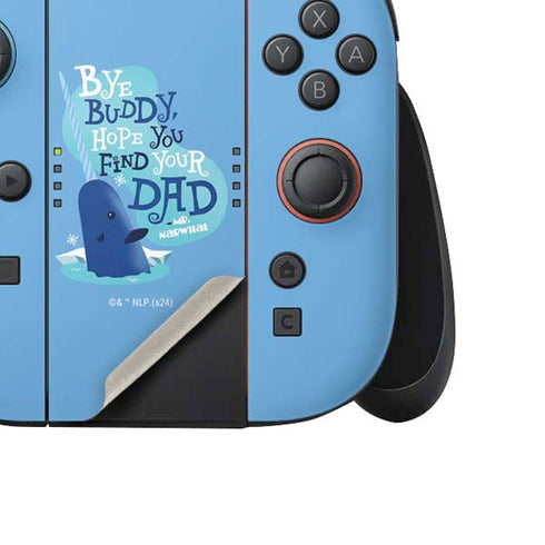 Elf Mr. Narwhal Farewell Nintendo Switch 2 (2025) Joy-Con Controller Skin