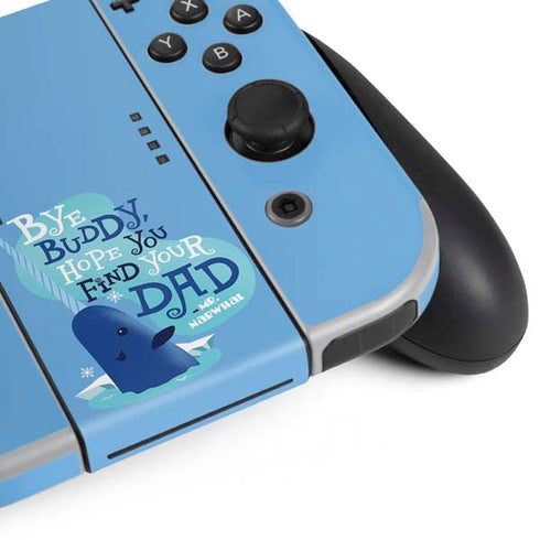 Elf Mr. Narwhal Farewell Nintendo Switch OLED (2021) Skin
