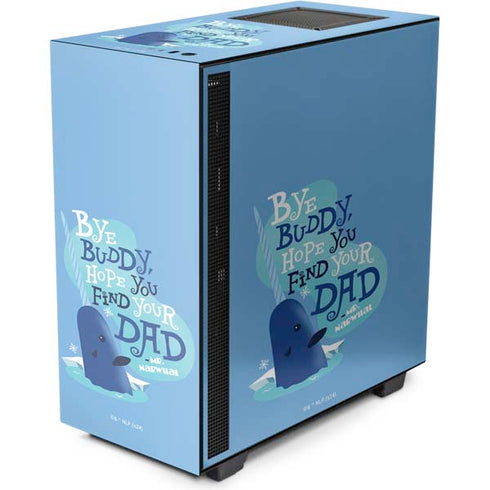 Elf Mr. Narwhal Farewell NZXT H510 Compact ATX Mid-Tower Case Skin
