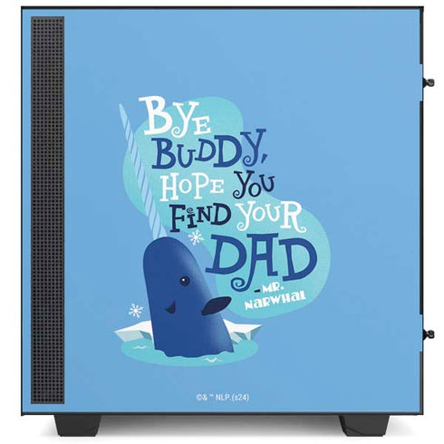 Elf Mr. Narwhal Farewell NZXT H510 Compact ATX Mid-Tower Case Skin