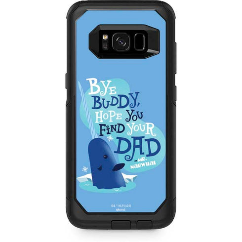 Elf Mr. Narwhal Farewell Otterbox Commuter Galaxy Skin