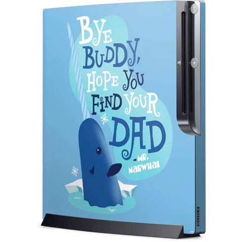 Elf Mr. Narwhal Farewell Playstation 3 & PS3 Slim Skin