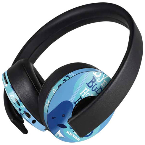 Elf Mr. Narwhal Farewell PlayStation 4 Gold Wireless Headset Skin