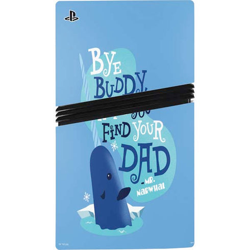Elf Mr. Narwhal Farewell PS5 Pro Disk Bundle Skin