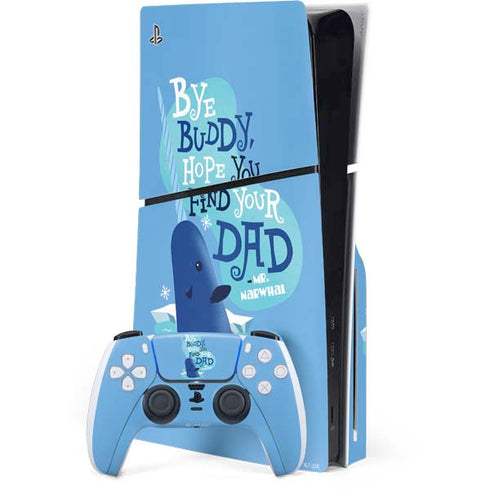 Elf Mr. Narwhal Farewell PlayStation PS5 Skins