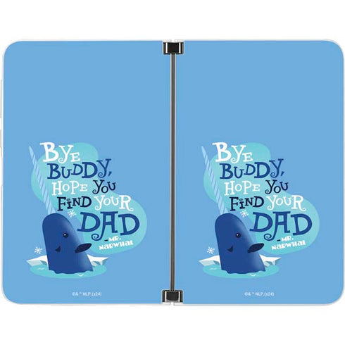 Elf Mr. Narwhal Farewell Surface Duo Skin