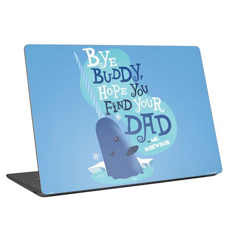 Elf Mr. Narwhal Farewell Universal Laptop 16in (13 x 9.4in) Skin