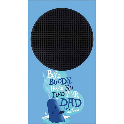 Elf Mr. Narwhal Farewell Xbox Series S Console Skin